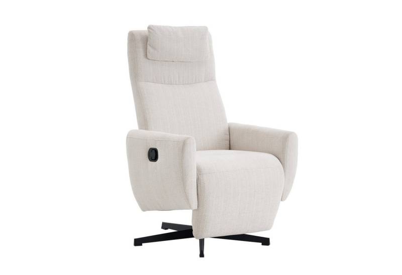 i@home Relaxsessel 360° drehbarer Loungesessel (Einzelmöbel), Relaxsessel mit Chenillebezug & 360°-Drehung von i@home