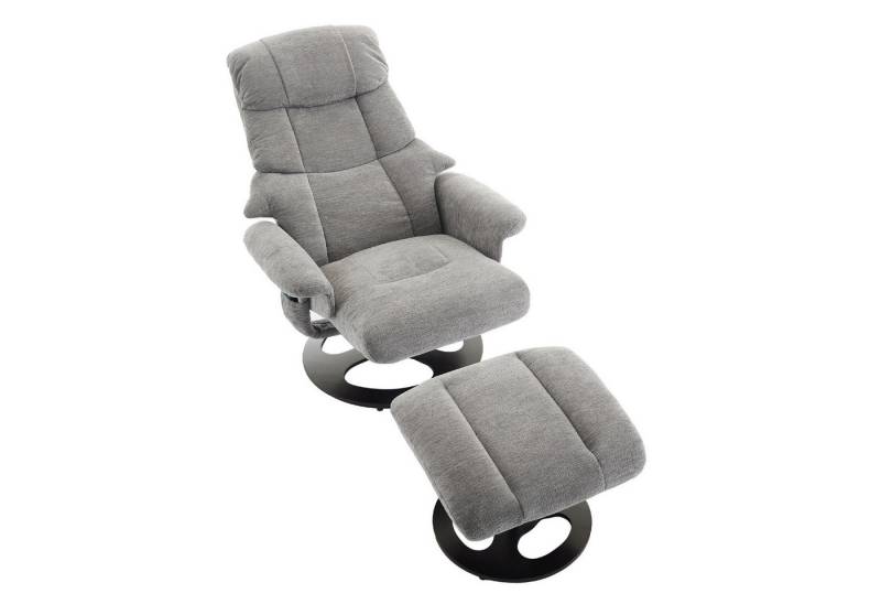 i@home Relaxsessel Bequemer Relaxsessel mit Massage-, Heiz&Liegefunktion, 360° drehbar (2-St., Relaxsessel mit Hocker), Versteckte Kopfstütze von i@home