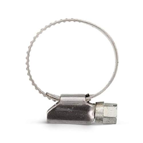 i-mex 10 Stck Edelstahl Schlauchschellen V2A, Bandbreite 12 mm, Durchmesser 40-60 mm, DIN 3017, W4 Qualitt, Silber von i-mex