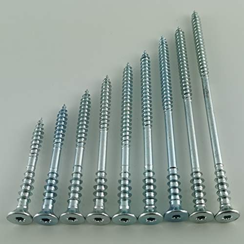 Profi Justierschrauben 6 mm Durchmesser Abstandsschrauben Distanzschrauben verz TX 25 (100, 6 x 120 mm) von i-mex