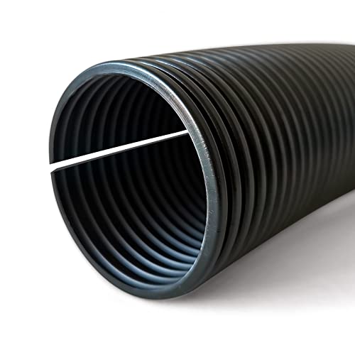 Wellrohr 5, 10, 25 oder 50 Meter Wellschlauch Isolierrohr Kabel Schutz Rohr Leerrohr (10m Meter, 13 mm innen / 16 mm außen - geschlitzt) von i-mex