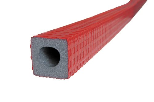 PE Rohrisolierung rot eckig Größe 15 mm / 9 mm von i-shop isowoll