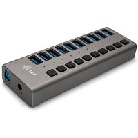 i-tec® USB-Hub USB 3.0 Charging 10-fach grau von i-tec®