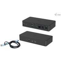 I-TEC USB-A/ USB-C/ Thunderbolt 3 Professional Dual 4K Display Docking Station von i-tec