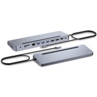 I-TEC USB-C Metal Ergonomic Docking Station mit Power Delivery 100W von i-tec
