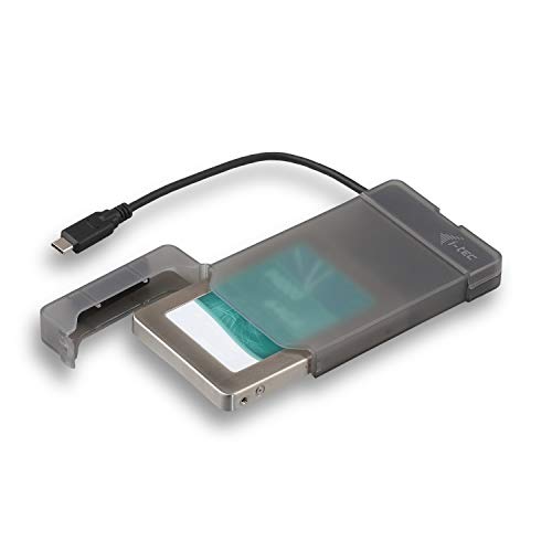 i-tec MySafe USB-C 3.1 Gen. 2 External Case for Hard Drive 9.5 mm/2.5″ for SATA I/II/III HDD SSD USB-C 3.1 Gen. 2 Interface With Data Transfer Rate up to 10 Gbps Thunderbolt 3 compatible i-tec MySafe USB-C 3.1 Gen. 2 External Case for Hard Drive 9.5 mm/2.5″ for SATA I/II/III HDD SSD USB-C 3.1 Gen. 2 Interface With Data Transfer Rate up to 10 Gbps Thunderbolt 3 compatible von i-tec