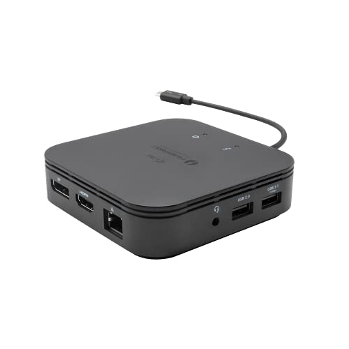 i-tec Thunderbolt 3 Dockingstation 2x4K - 1x DisplayPort, 1x HDMI, 1x USB 3.1, 1x USB 2.0, 1x GLAN Ethernet, 1x Audio - für MacOS, Windows, Linux von i-tec