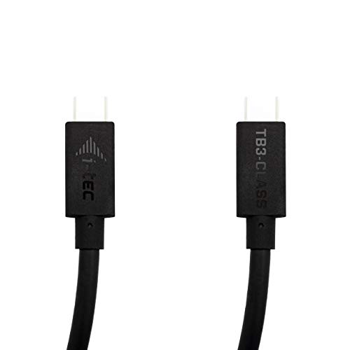 i-tec Thunderbolt 3 Klasse Kabel 150cm Kompatibel mit USB-C - Datenübertragung bis zu 40 Gbps, Stromversorgung bis zu 100W, Video bis zu 2X 4K/60 Hz oder 1x 8K/30 Hz i-tec Thunderbolt 3 Klasse Kabel 150cm Kompatibel mit USB-C - Datenübertragung bis zu 40 Gbps, Stromversorgung bis zu 100W, Video bis zu 2X 4K/60 Hz oder 1x 8K/30 Hz von i-tec