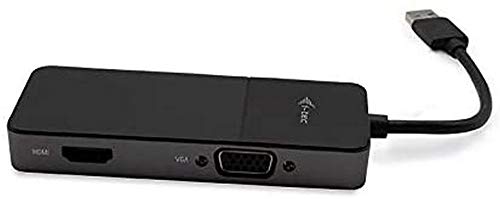 i-tec USB 3.0/USB-C Dual HDMI und VGA Video Adapter, Kompatibel mit Windows, MacOS, Android von i-tec