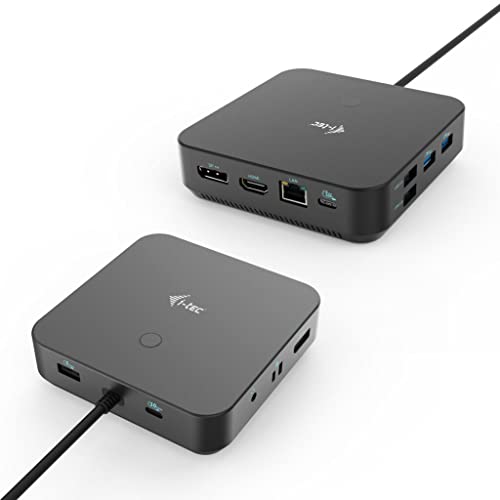 i-tec USB-C 3x4K Dockingstation - 2X DisplayPort, 1x HDMI, 1x USB-C 3.2 Gen2 10 Gbps, 1x USB-C 3.2 Gen2 10 Gbps + PD, 3X USB-A 3.2 Gen1 5 Gbps, 2X USB 2.0, GLAN, Mic/Audio i-tec USB-C 3x4K Dockingstation - 2X DisplayPort, 1x HDMI, 1x USB-C 3.2 Gen2 10 Gbps, 1x USB-C 3.2 Gen2 10 Gbps + PD, 3X USB-A 3.2 Gen1 5 Gbps, 2X USB 2.0, GLAN, Mic/Audio von i-tec