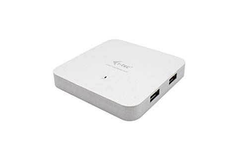 i-tec USB-C HUB 4X USB 3.0 mit Unterstützung für schnelles Aufladen (BC 1.2) und 1x USB-C mit Power Delivery/Daten von i-tec