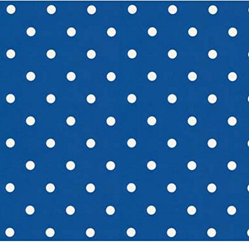i.stHOME Klebefolie Möbelfolie Dots Punkte blau Selbstklebende Folie 45x200 cm - Dekorfolie Muster Vintage und Retro Look - Bastelfolie von i.stHOME