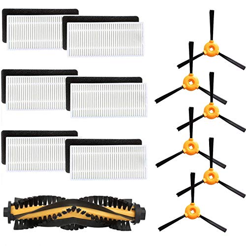 iAmoy Ersatz Ersatzteil Kit Kompatibel mit RoboVac 11 von RoboVac 11c Ecovacs Deebot N79 Deebot N79s Conga Excellence Roboterreiniger,Packung mit 19 von iAmoy