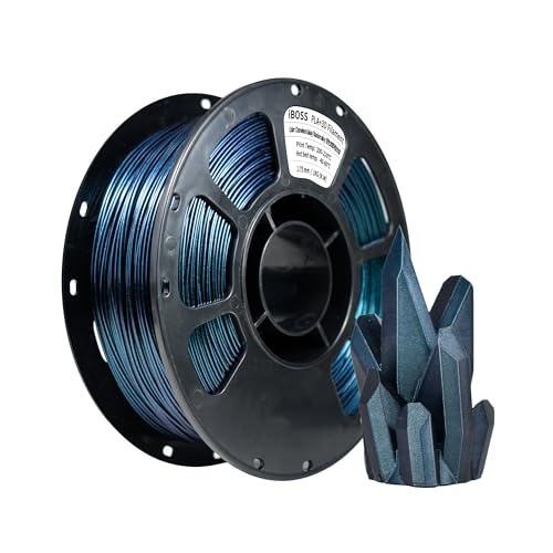 iBOSS PLA+ Filament Chamäleon, Filament 3D-Druckmaterial, 1,75 mm +/- 0,02 mm, 1 kg, 2,2 Pfund kompatibel mit den meisten FDM-Druckern (Titanlegierung) von iBOSS