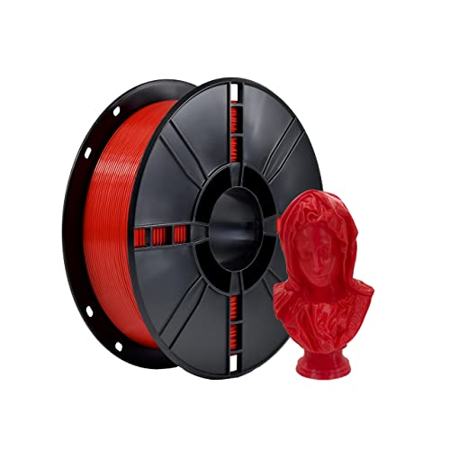 iBOSS PLA+ rotes Filament, 3D-Druckermaterial, hartes und langlebiges Filament, 1,75 mm+/-0.02 mm 1 kg Spule, geeignet für die meisten FDM 3D-Drucker, Wassermelone rot von iBOSS