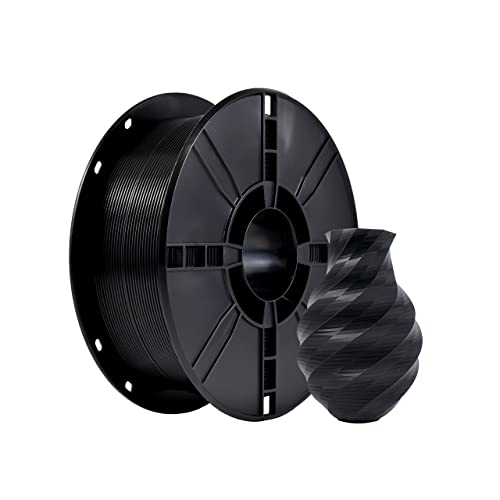 iBOSS PLA Plus3D-Druckerfilament, hartes und langlebiges PLA+-Filament, 1,75 mm+/-0,02 mm 1 kg Spule (2,2 LBS), geeignet für die meisten FDM 3D-Drucker, schwarz von iBOSS