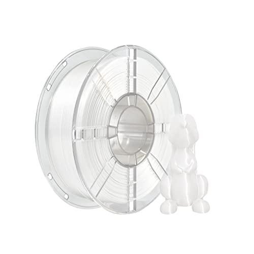 iBOSS PLA Plus (PLA+) Glänzendes Seide 3D Drucker Filament 1,75mm, Seiden filament Maßhaltigkeit +/- 0,02 mm, 1kg Spule (2,2 lbs) für FDM 3D Drucker, Silk Weißes von iBOSS