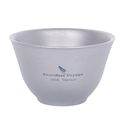 iBasingo 35ml Titan Kung Fu Teetasse Doppelwandige Teebecher Leichtes Outdoor Camping Teeservice 1pc Ti3205D iBasingo 35ml Titan Kung Fu Teetasse Doppelwandige Teebecher Leichtes Outdoor Camping Teeservice 1pc Ti3205D von iBasingo