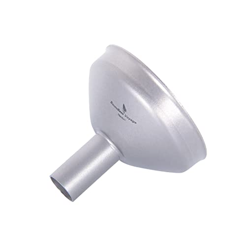 iBasingo Mini Titan Trichter Kleines Öl Flüssiges Metall Trichter Kolben Weinkoffer Zubehör Tragbares Küchenwerkzeug Ti3070D von iBasingo