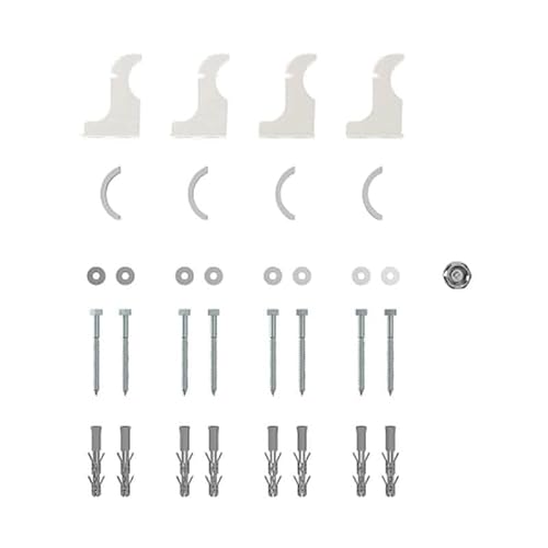 iBathUK Princia Verspiegeltes Heizkörperhalter-Set mit Entlüftungsventil, Anthrazit-Finish, Wandmontageset für Designer-Heizkörper, langlebige Stahlkonstruktion, einfache Installation iBathUK Princia Verspiegeltes Heizkörperhalter-Set mit Entlüftungsventil, Anthrazit-Finish, Wandmontageset für Designer-Heizkörper, langlebige Stahlkonstruktion, einfache Installation von iBathUK