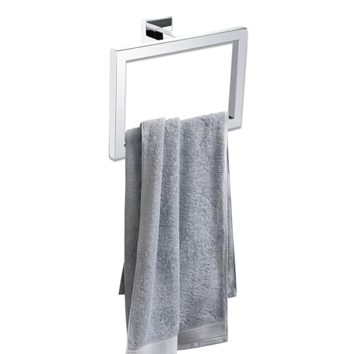 soak Moderner Handtuchhalter für Bad und Küche - Eleganter Badetuchhalter - verchromt, einfache Montage soak Moderner Handtuchhalter für Bad und Küche - Eleganter Badetuchhalter - verchromt, einfache Montage von iBathUK