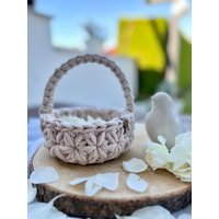 Blumenkörbchen Hochzeit Gehäkelt von iChDesignSShop