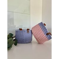 Fahrradkörbchen Fahrradkorb Kinder Häkelkorb Häkelkörbchen Gehäkeltes Körbchen von iChDesignSShop