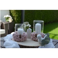 Vase Umhäkelte Inkl. Glas von iChDesignSShop
