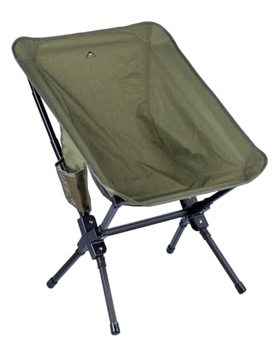 iClimb Easy Setup Camping-Klappstuhl, leicht, kompakt, mit Tragetasche (grün) von iClimb