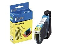 iColor Tinte, Canon: Patrone für Canon (ersetzt CLI-8C), mit CHIP Cyan (Nachfülltinte, Tintenstrahldrucker) von iColor