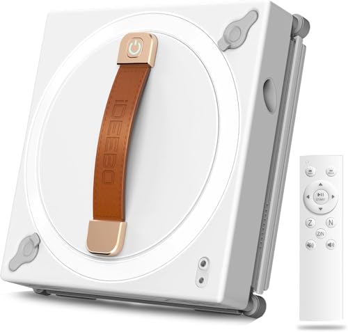 iDEEBO G500 Fensterputzroboter, Fensterroboter mit 2-Fach Sprühsystem, Auto Wegplanung, Fensterreiniger Roboter Elektrisch mit 100ML Tank für Innen- und Außenfenster iDEEBO G500 Fensterputzroboter, Fensterroboter mit 2-Fach Sprühsystem, Auto Wegplanung, Fensterreiniger Roboter Elektrisch mit 100ML Tank für Innen- und Außenfenster von iDEEBO