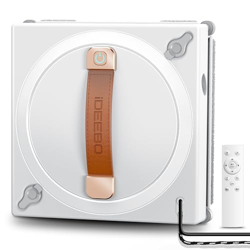 iDEEBO G500A Fensterputzroboter, Fensterroboter mit 2-Fach Sprühsystem, Auto Wegplanung mit 100ML Tank für alle Arten von Fenstern geeignet von iDEEBO