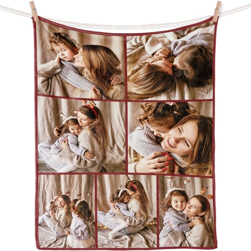 iDIY personalisierte Decke personalisierte Geschenke - Decke mit Foto, fotogeschenke kuscheldecke personalisiert, personalisierte Geschenke für Freundin, Ehefrau, Geschenke für sie 7 Fotos von iDIY