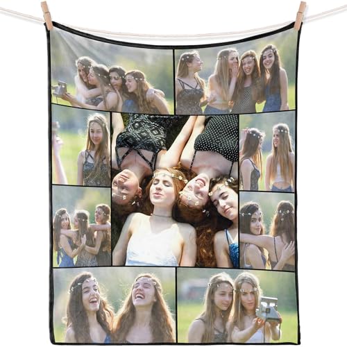 iDIY personalisierte Decke personalisierte Geschenke - Decke mit Foto, fotogeschenke kuscheldecke personalisiert, personalisierte Geschenke für Freundin, Ehefrau, Geschenke für sie 9 Fotos von iDIY
