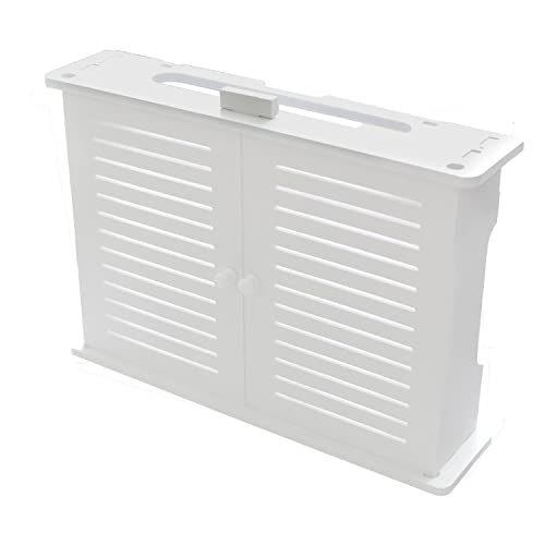 iDMRURvm Wand Router Aufbewahrungsbox WLAN Box Router Regal TV Kabel Verstecken Box Kabel Organizer Wand Montiertes Schwimmendes WLAN Router Regal von iDMRURvm
