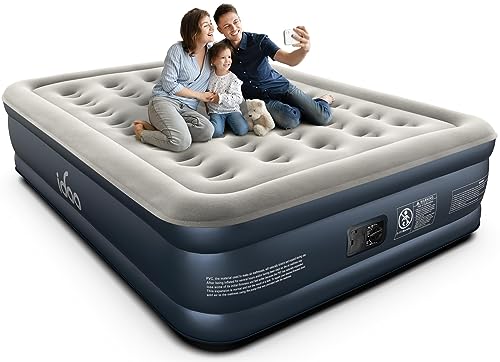 iDOO Luftmatratze Selbstaufblasend, Luftbett 2 Personen mit Elektrischer Luftpumpe, Aufblasbare Matratze Schnelles in 3 Minuten Aufblasen/Luftablassen, Gästebett für Camping 203x152x46cm 295kg MAX iDOO Luftmatratze Selbstaufblasend, Luftbett 2 Personen mit Elektrischer Luftpumpe, Aufblasbare Matratze Schnelles in 3 Minuten Aufblasen/Luftablassen, Gästebett für Camping 203x152x46cm 295kg MAX von iDOO