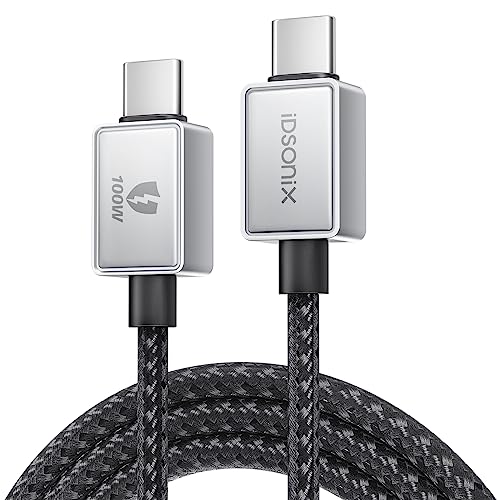 iDSOniX USB C auf USB C Kabel, 100W 3M Schnellladekabel PD aufladekabel Typ C Handy Datenkabel für MacBook Pro/Air iPad Mini Surface Samsung S23/S22/S21/S10/S9/S8 Huawei P40/P30/P20 Xiaomi etc. von IDSONIX SMART INTERACTIVE
