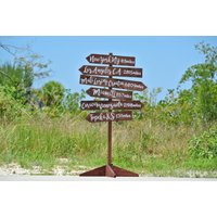 Familien Wegweiser. Kinder Ziel Und Verbrauch Wegweiser Für Hinterhofgartendekor. Geschenk Zum Vatertag von iDecor4you