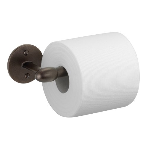 InterDesign iDesign Orbinni Toilettenpapierspender aus Stahl, zur Wandmontage, 17,8 x 6,3 x 8,9 cm, bronzefarben von InterDesign