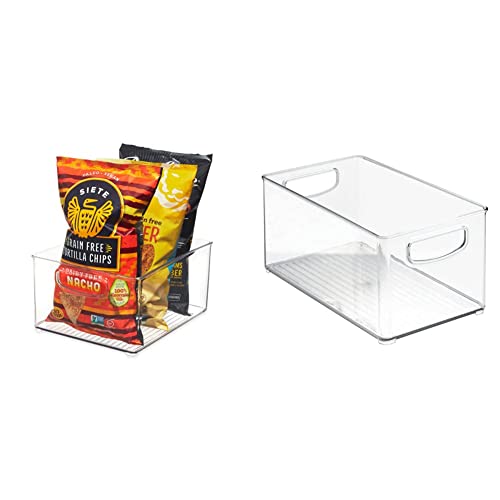 iDesign,63898,Aufbewahrungsbox AA8für dieKüche, 25,5 cm x 20,25 cm x 12,75cm & Cabinet/Kitchen Binz Aufbewahrungsbox, mittelgroßer & tiefer Küchen Organizer aus Kunststoff, 25,4 cm x 15,2 cm x 12,7 cm von InterDesign