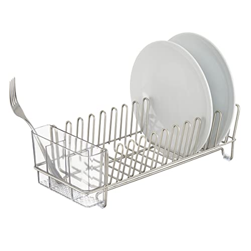 iDesign 60115EU Classico Geschirrabtropfer, satiniert / durchsichtig von InterDesign