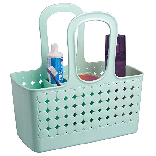 iDesign 79145EU Orbz Aufbewahrungskorb/-tasche für Bad/Dusche/Schrank/Küche/Speisekammer/Büro, mint von iDesign