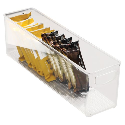 iDesign bac rangement frigo, petite boîte alimentaire spacieuse en plastique, boîte conservation alimentaire à poignées, transparent von InterDesign