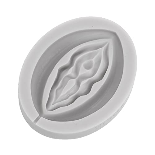 iEFiEL 3D Vulva Form Torten Silikonform DIY Brot Torten Schokolade Keks Seifen Form Grau weiß One Size iEFiEL 3D Vulva Form Torten Silikonform DIY Brot Torten Schokolade Keks Seifen Form Grau weiß One Size von iEFiEL