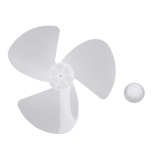 iEFiEL Lüfterflügel 3 Blätter Kunststoff Ventilator Flügel 16 Zoll Ersatzteile Ventilator Rotorblatt Tischventilator Zubehör Weiß B Passend für 16 Zoll von iEFiEL