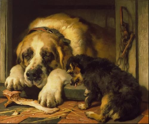 Doubtful Crumbs, 1858, Edwin Landseer von iEnjoy