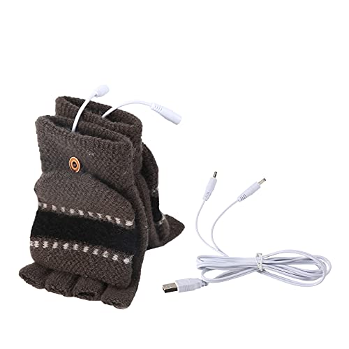 USB Heizhandschuhe Halbe Fingerlose USB Beheizte Fäustlinge Unisex Winter Hands Warmer Laptop Handschuhe Waschbar USB Beheizte Handschuhe für Frauen Männer USB Heizhandschuhe Halbe Fingerlose USB Beheizte Fäustlinge Unisex Winter Hands Warmer Laptop Handschuhe Waschbar USB Beheizte Handschuhe für Frauen Männer von iFCOW
