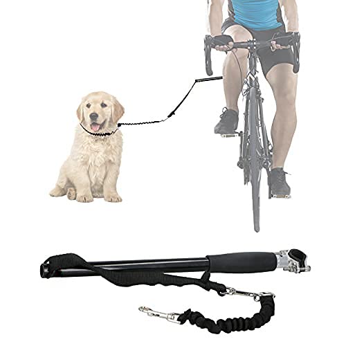 iFCOW Fahrrad Hundeleine Hands-Free Hund Fahrradtrainer Leine Hund Fahrrad Leine Abstand Halter für Training Training Jogging Radfahren von iFCOW