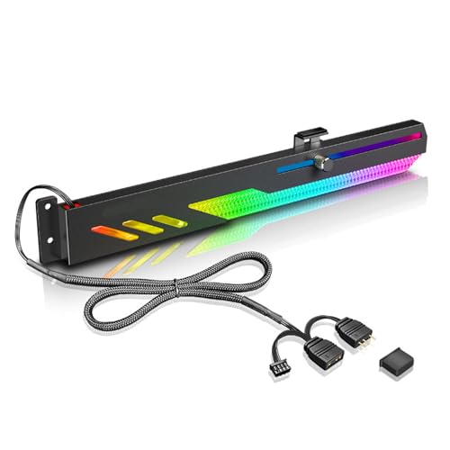 iFCOW GPU-Halter, 5 V ARGB adressierbare Grafikkarten-GPU-Halterung mit verstellbarer Länge, GPU-Halterung iFCOW GPU-Halter, 5 V ARGB adressierbare Grafikkarten-GPU-Halterung mit verstellbarer Länge, GPU-Halterung von iFCOW