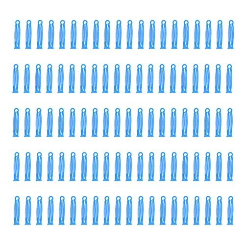 iFCOW Nabelschnurklemme, 100 Stück Einweg-Nabelschnurklemmen für Viehtiere, Tiere, Welpen, Kätzchen, Kuh, Schafe von iFCOW